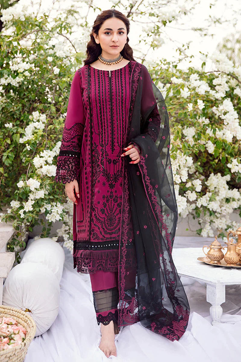 RANG RASIYA-3PC LAWN EMBROIDERED WITH ORGANZA EMBROIDERED DUPATTA- EP-5129