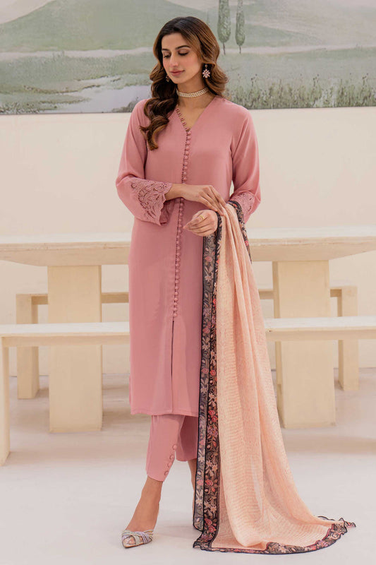 NATASHA KAMAL - 3PC LAWN SHIRT WITH SOFT SILK PRINTED DUPATTA AND TROUSER-EP-5206